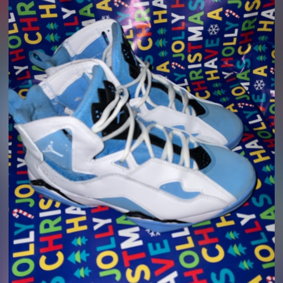 Jordan True Flight white and baby blue, size 8.5 - Picture 8 of 8